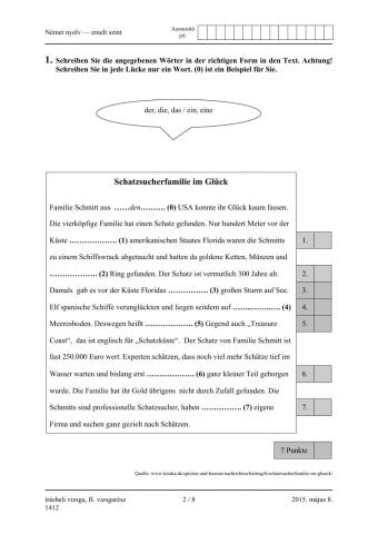 Abitur 2015. 05.08. Oberstufe Grammatik
