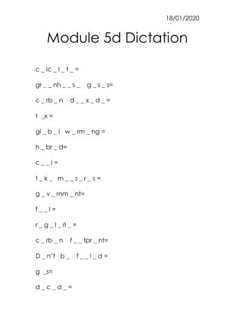 Module 5d