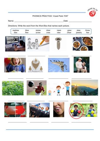 Vowel Pair EW