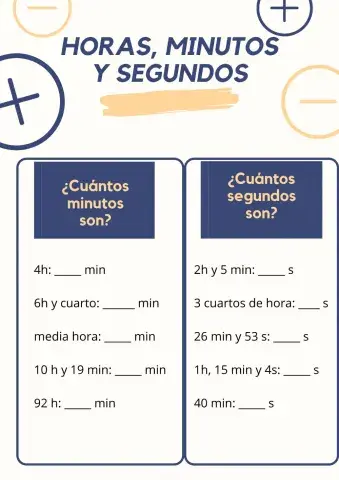Horas, minutos, segundos