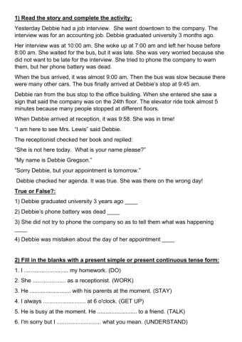 Pre - Intermediate mid test