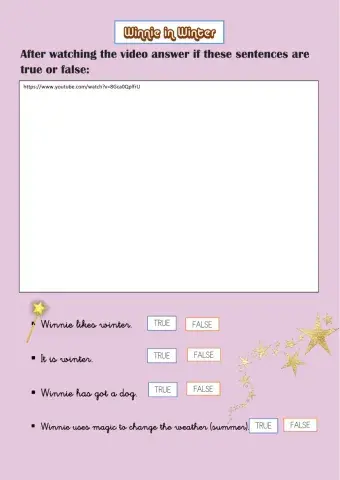 Winnie in winter comprehension