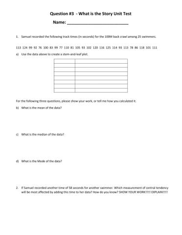 Math Test Ontario Gr 8 Question 3