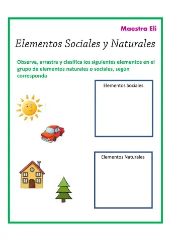 Elementos naturales y sociales