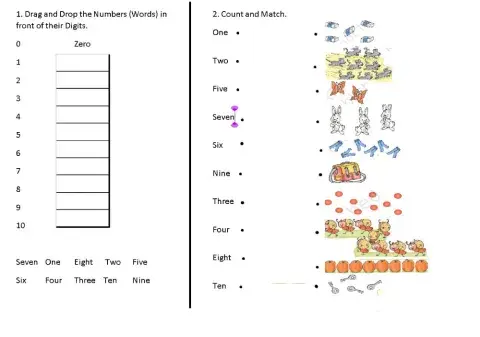 Counting: Numbers 1 to 10