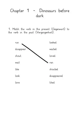 Dinosaurs before dark - Chapter 1