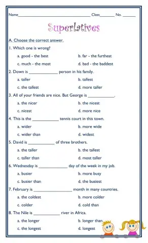 Comparative and Superlative