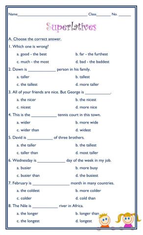 Comparative and Superlative