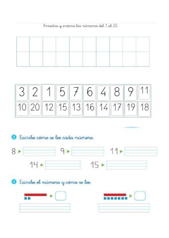 Números hasta 20