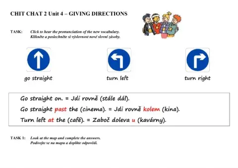 Chit Chat 2 Unit 4 - Giving directions