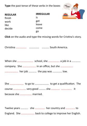 Past Simple Life Stories