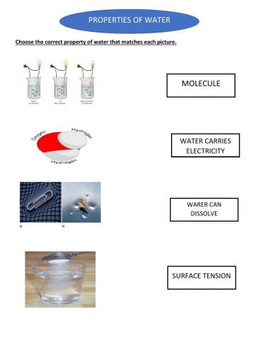Properties of water 1