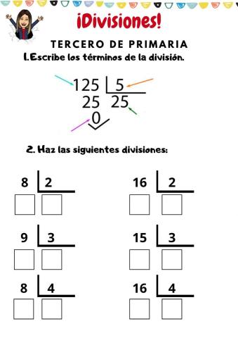 Divisiones sencillas