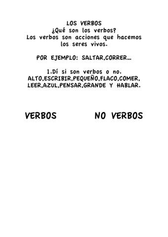 Los verbos