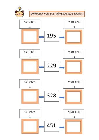 Anterior y posterior
