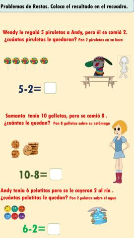 Problemas de restas.