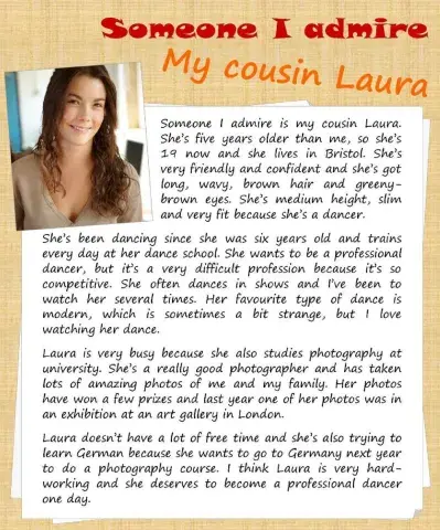 Description of a person