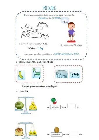 Kilo 1º primaria