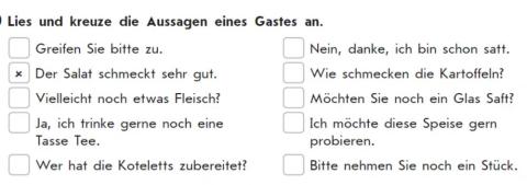 Der Appetit kommt beim Essen