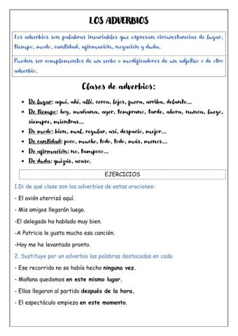 Adverbios