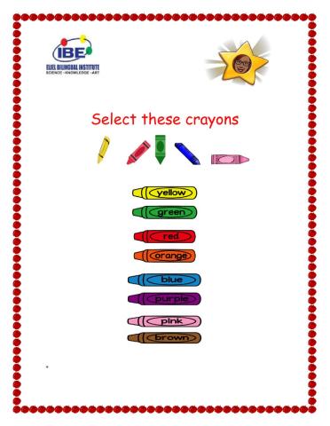 Select colors