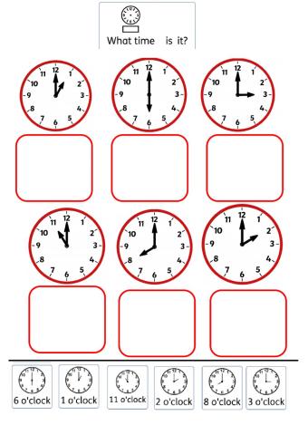 Maths - O'clock