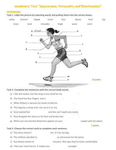 Vocabulary Test -People-