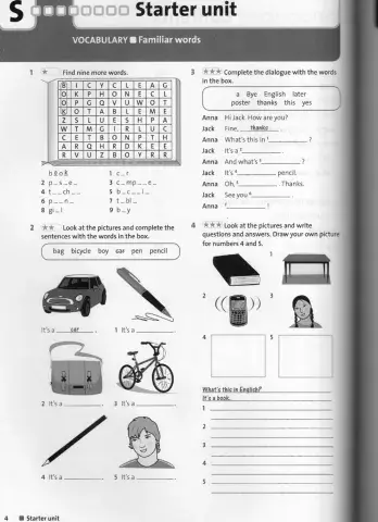 English Plus starter WB starter unit
