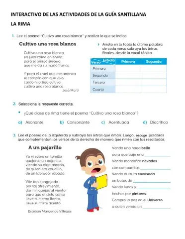 La rima, el poema y su estructura