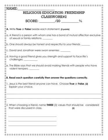 Friends for Life-David and Jonathan