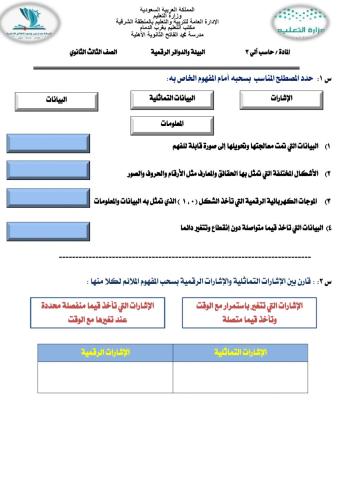 الإشارات والبيانات