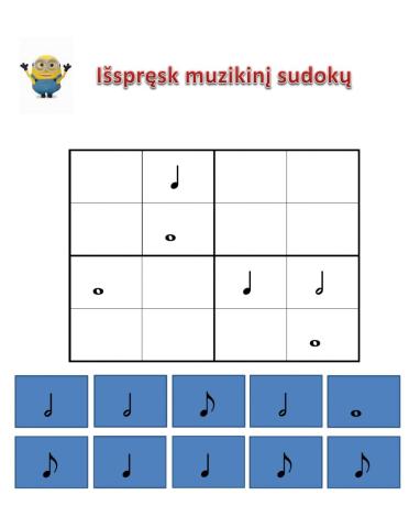 Muzikinis sudoku