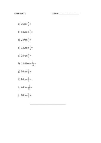 Zenbaki baten zatikia