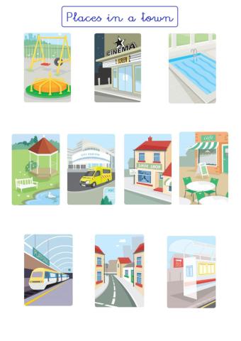 Places in a town