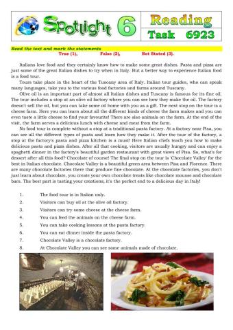 Spotlight 6 Task 6923