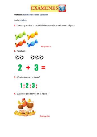 Examen 4 años   enero 17