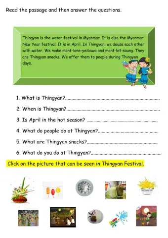 Thingyan Festival in Myanmar