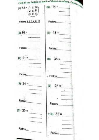Finding Factors
