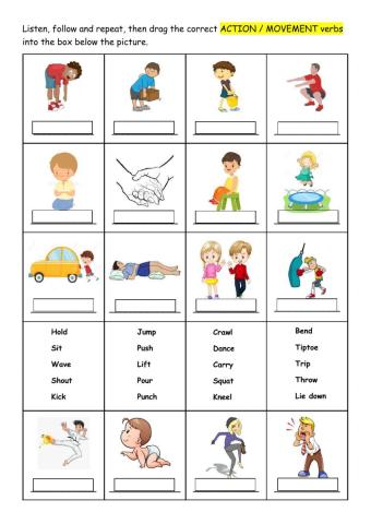 action verbs