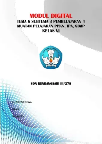 Tema 6 subtema 3 pembelajaran 4