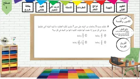 الكسور و القسمة