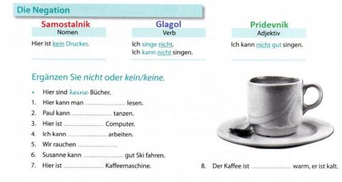 Negation - Kein - Nicht