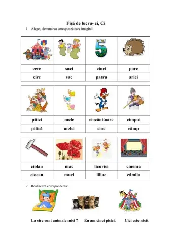 Grupul de litere ci, Ci