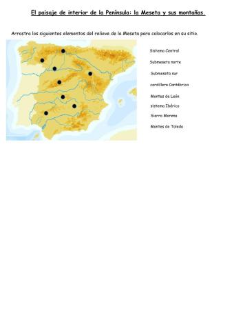El paisaje de interior de la Península
