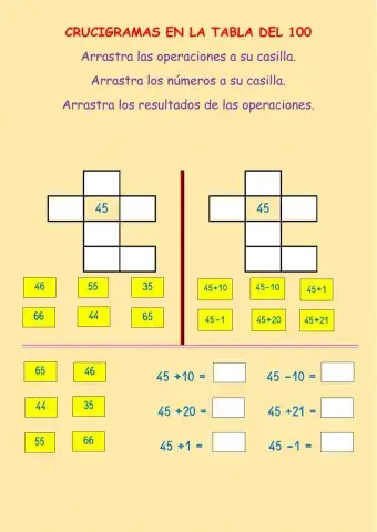 Crucigramas numéricos 3