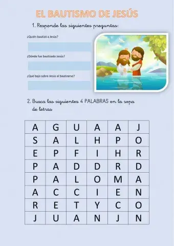 El bautismo de jesus