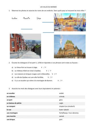 Les ville du monde (C'est parti 1)