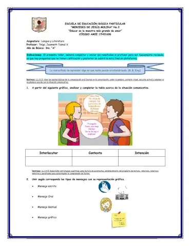 Taller de lengua y literatura