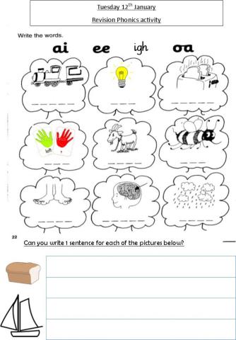 Ai,ee,igh,oa revision