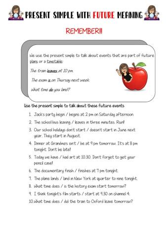 Present with future meaning